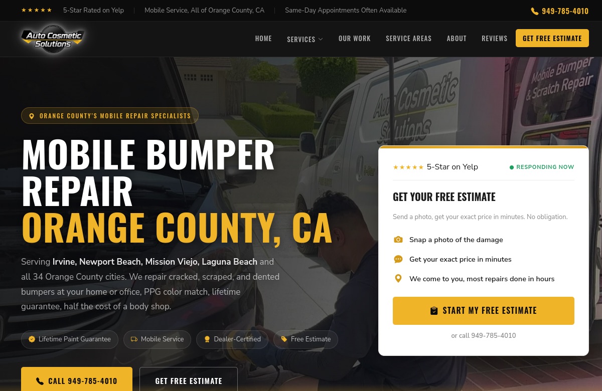 Auto Cosmetic Solutions — Orange County